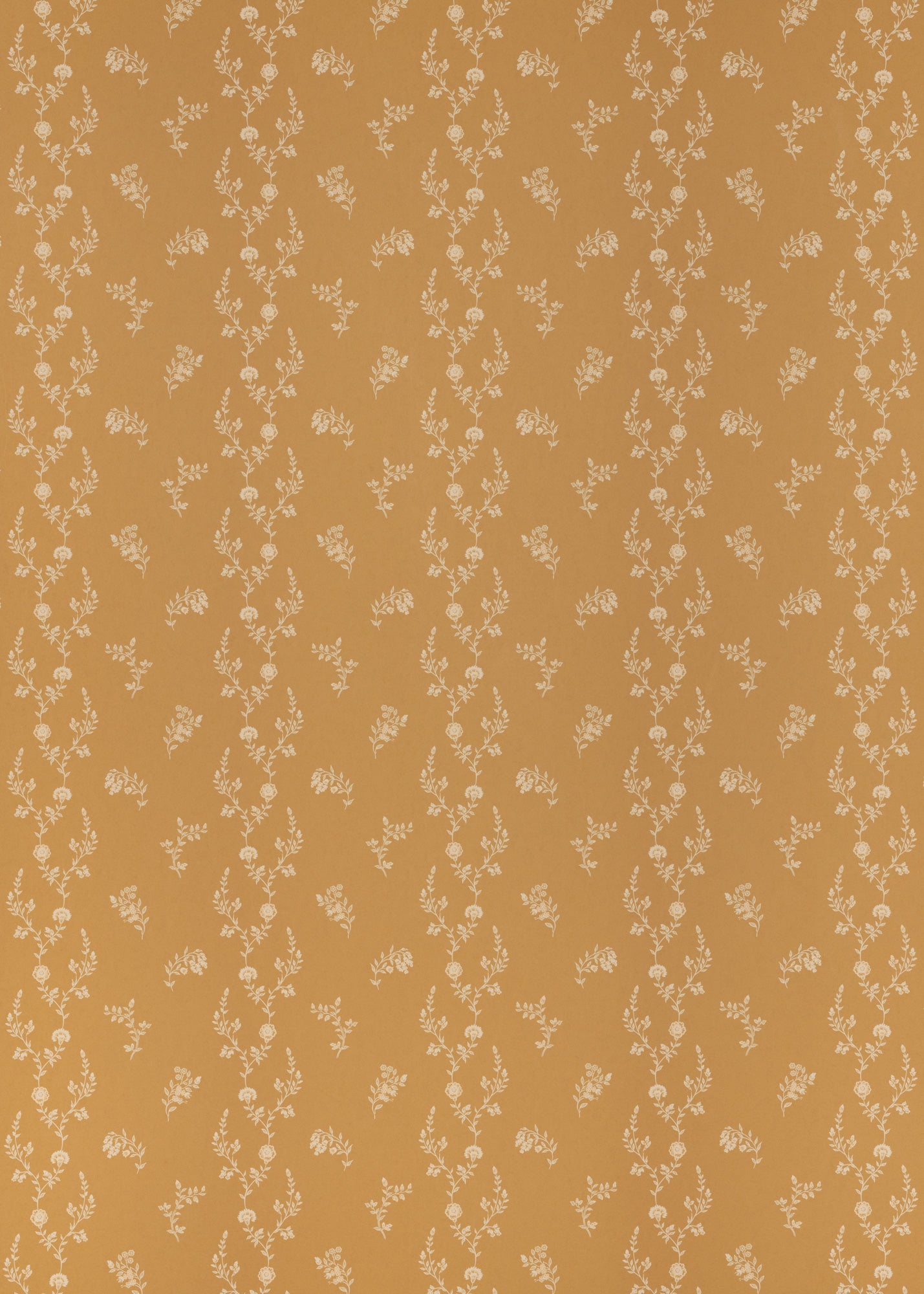 Indienne Lace Wallpaper ~ Yellow Ochre