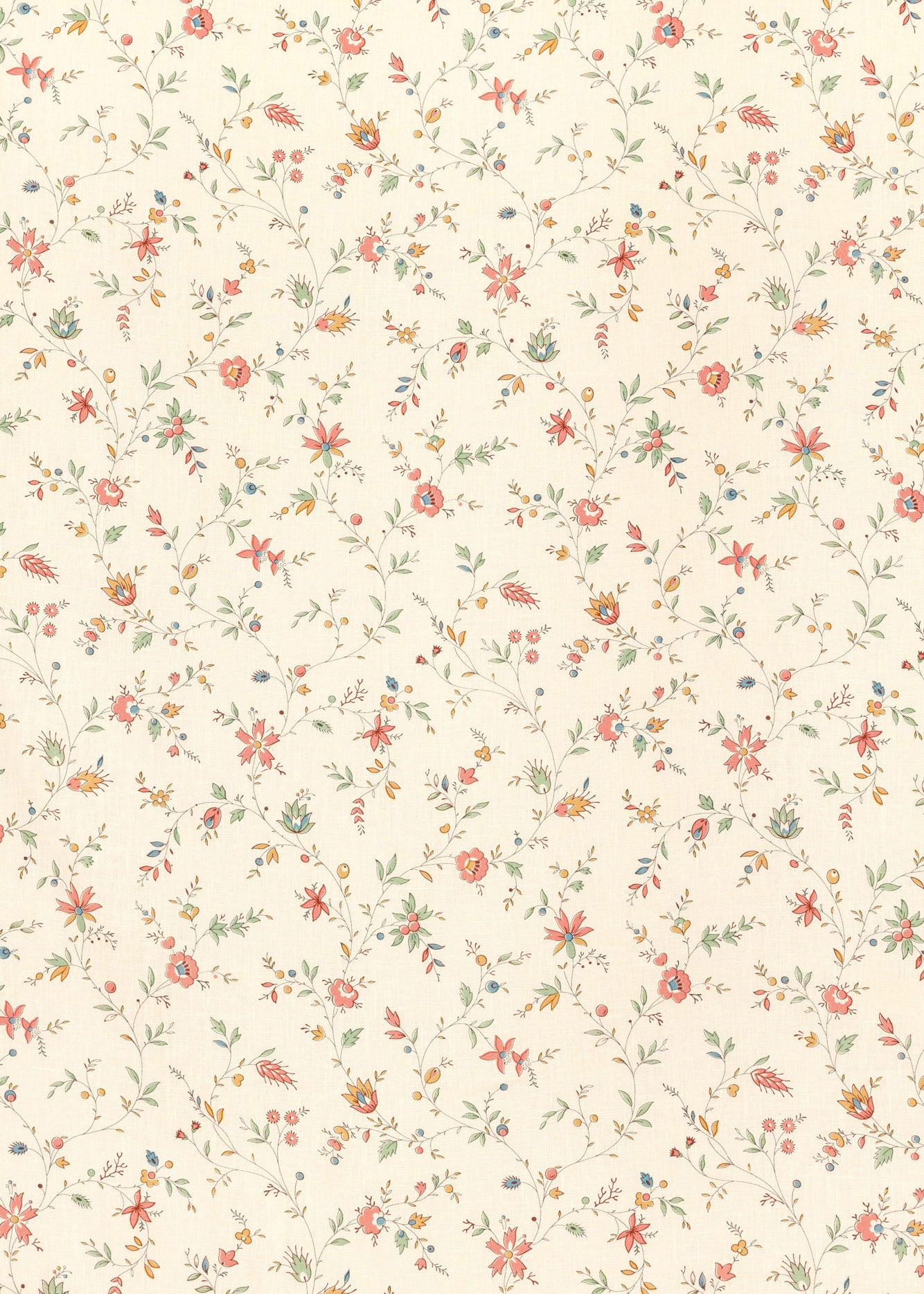 Indienne Trailing Fabric ~ Meadow