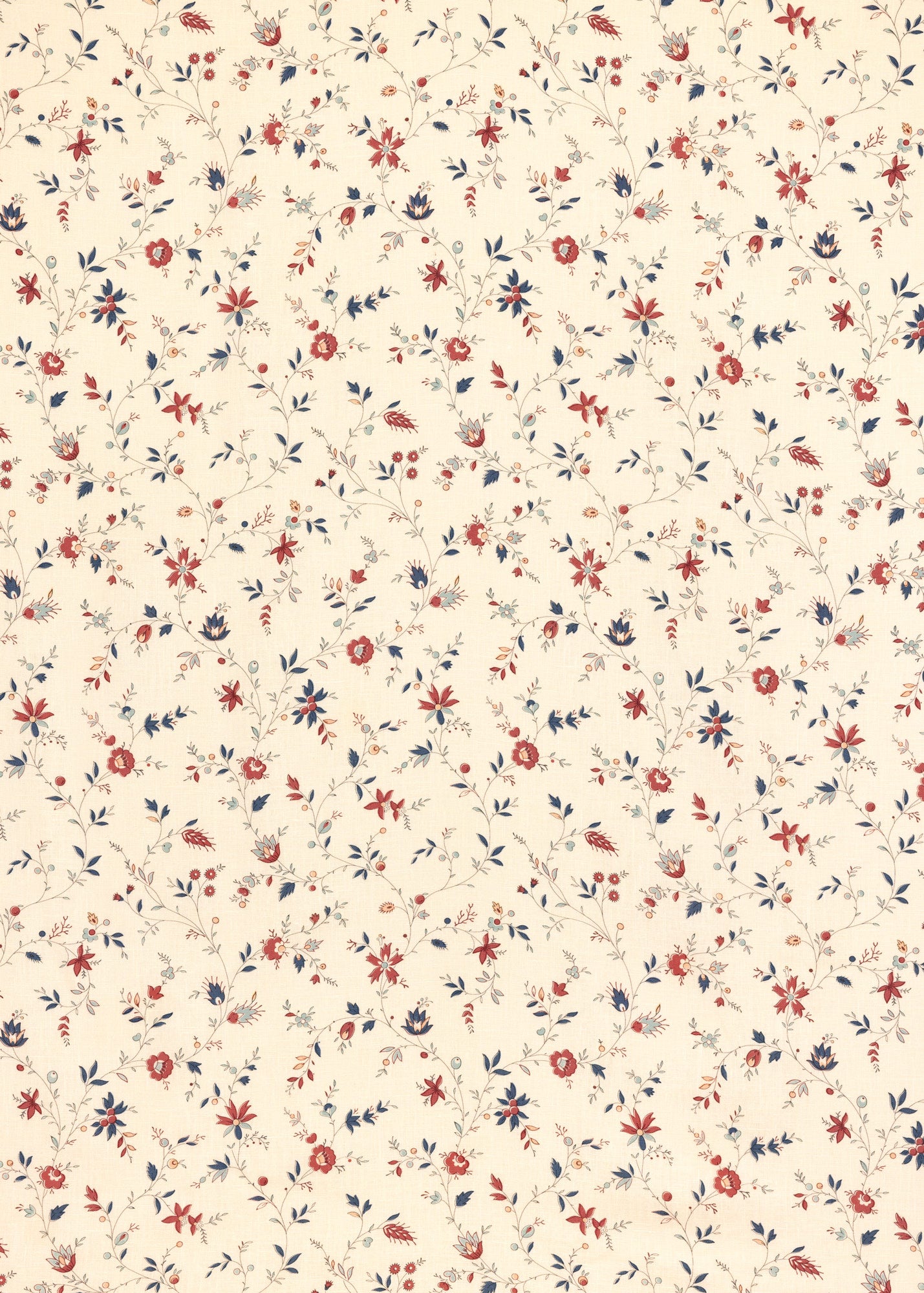 Indienne Trailing Fabric ~ Marseilles