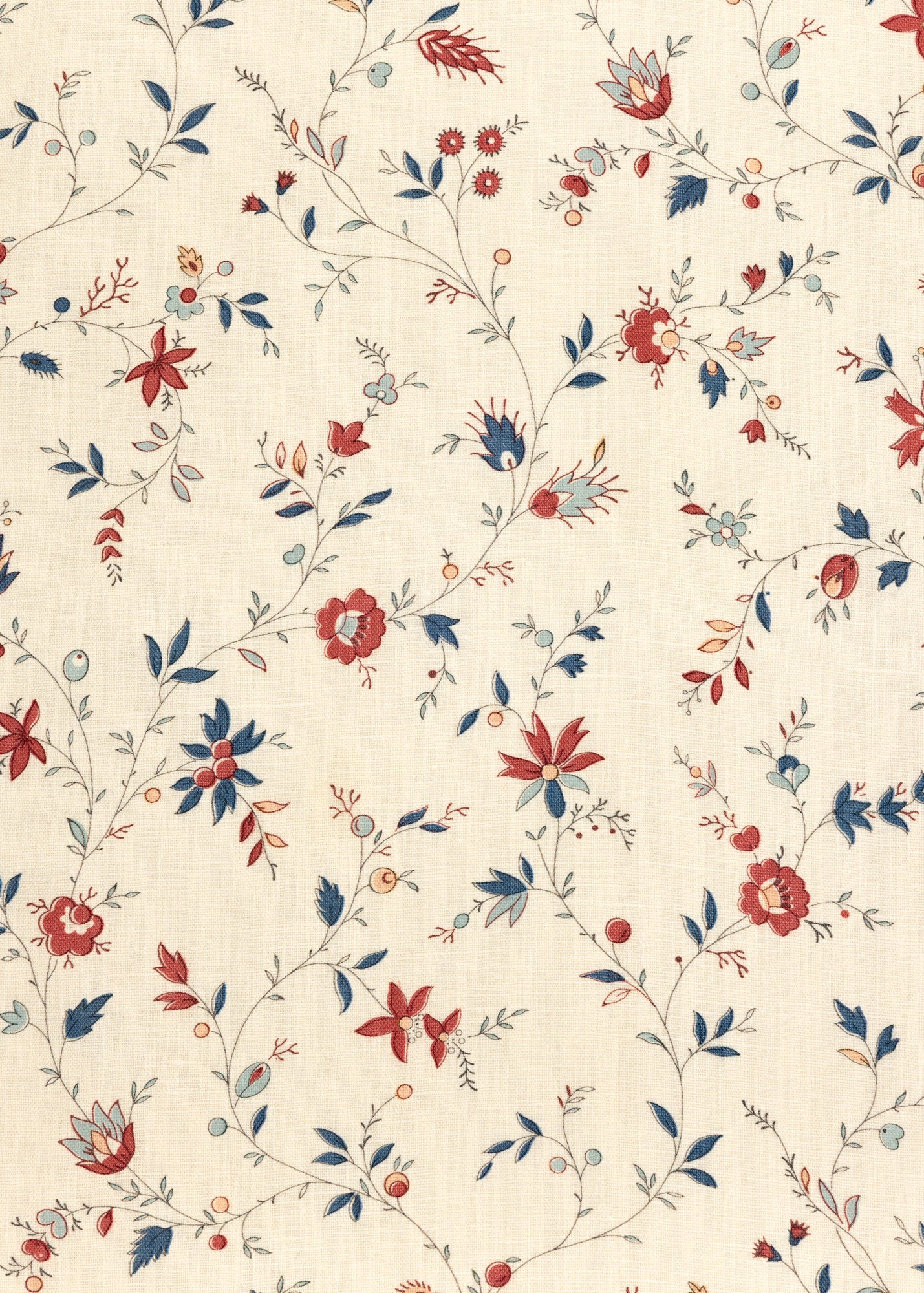 Indienne Trailing Fabric ~ Marseilles