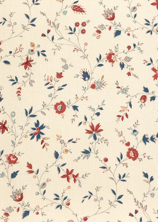 Indienne Trailing Fabric ~ Marseilles