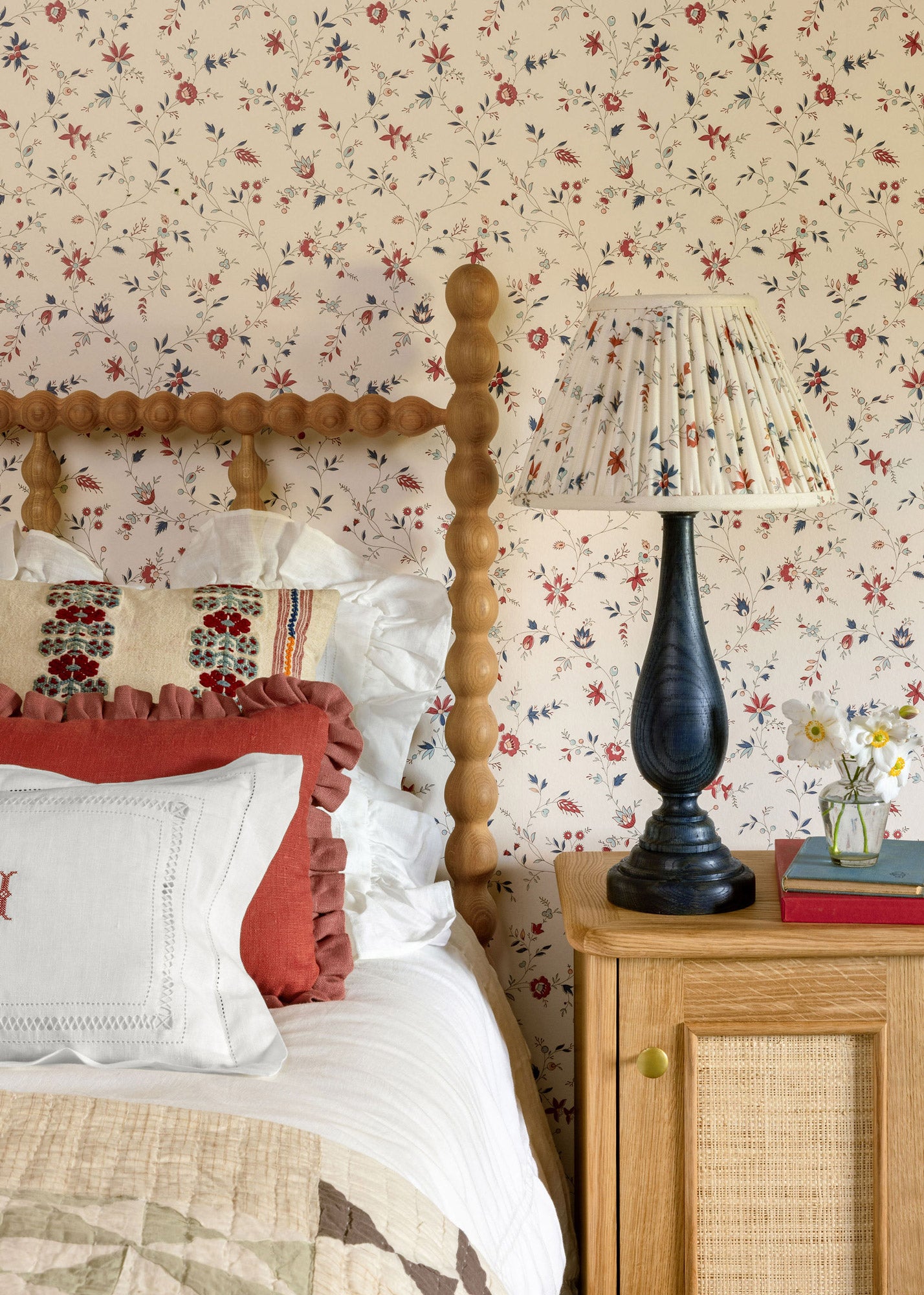Indienne Trailing Large Lampshade ~ Marseilles