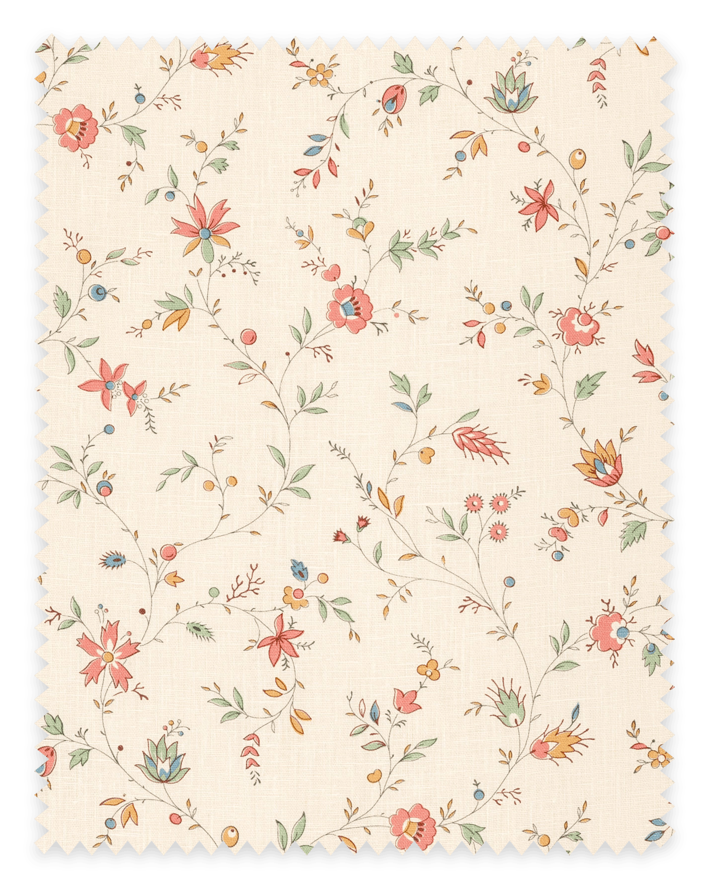 Indienne Trailing Fabric ~ Meadow
