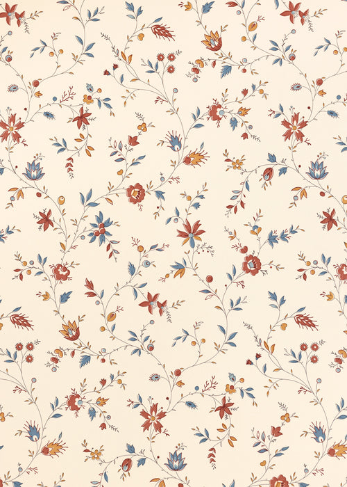 Indienne Trailing Wallpaper ~ Russet