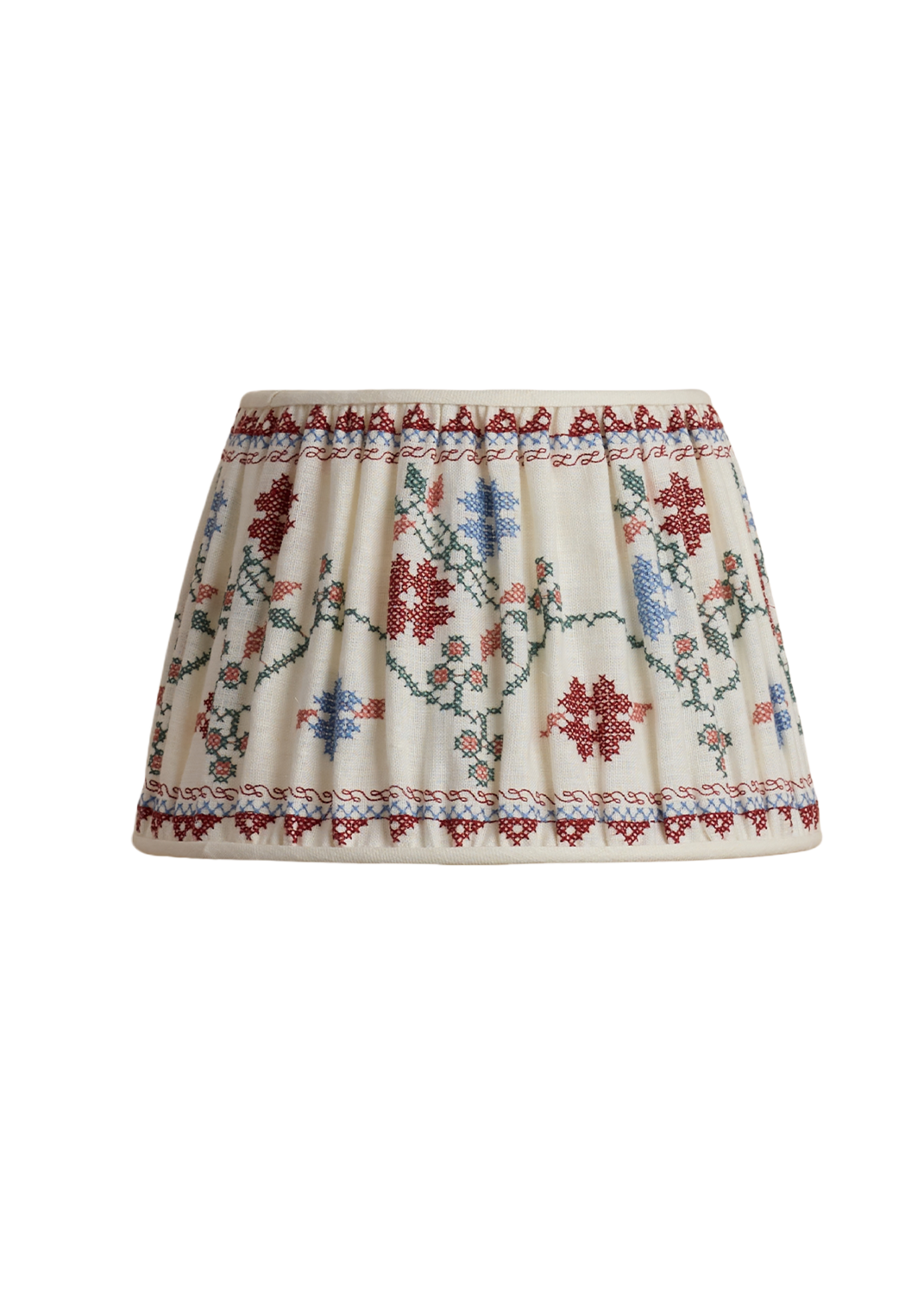Natalia Gathered Lampshade ~ Meadow