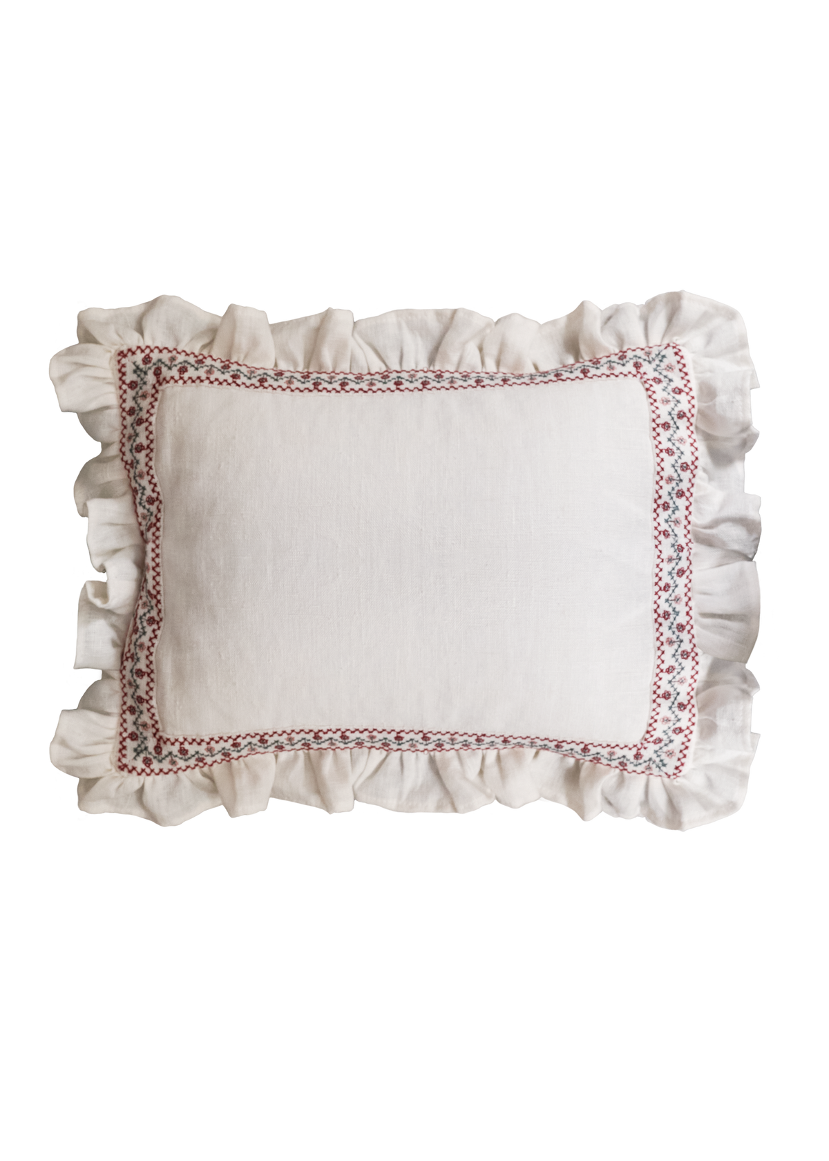 Natalia Frill Cushion ~ Meadow
