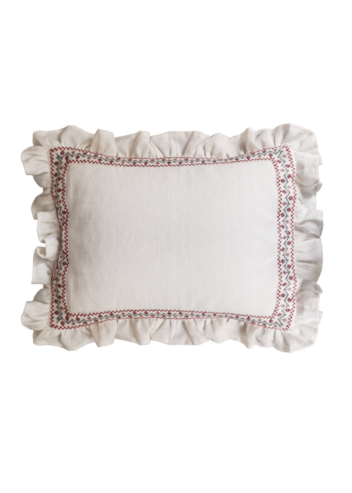 Natalia Frill Cushion ~ Meadow