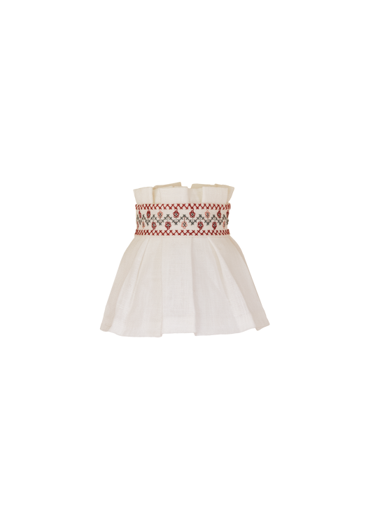 Natalia Pleated Lampshade ~ Ivory