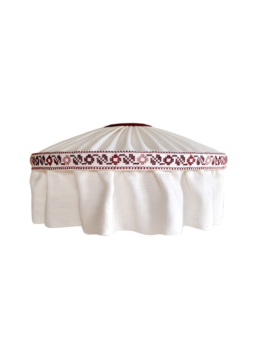 Natalia Ruffle Lampshade ~ Poppy