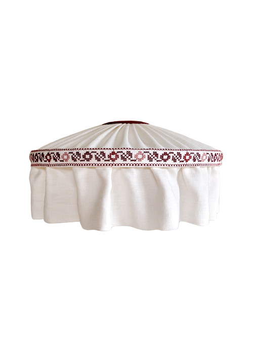 Natalia Ruffle Lampshade ~ Poppy