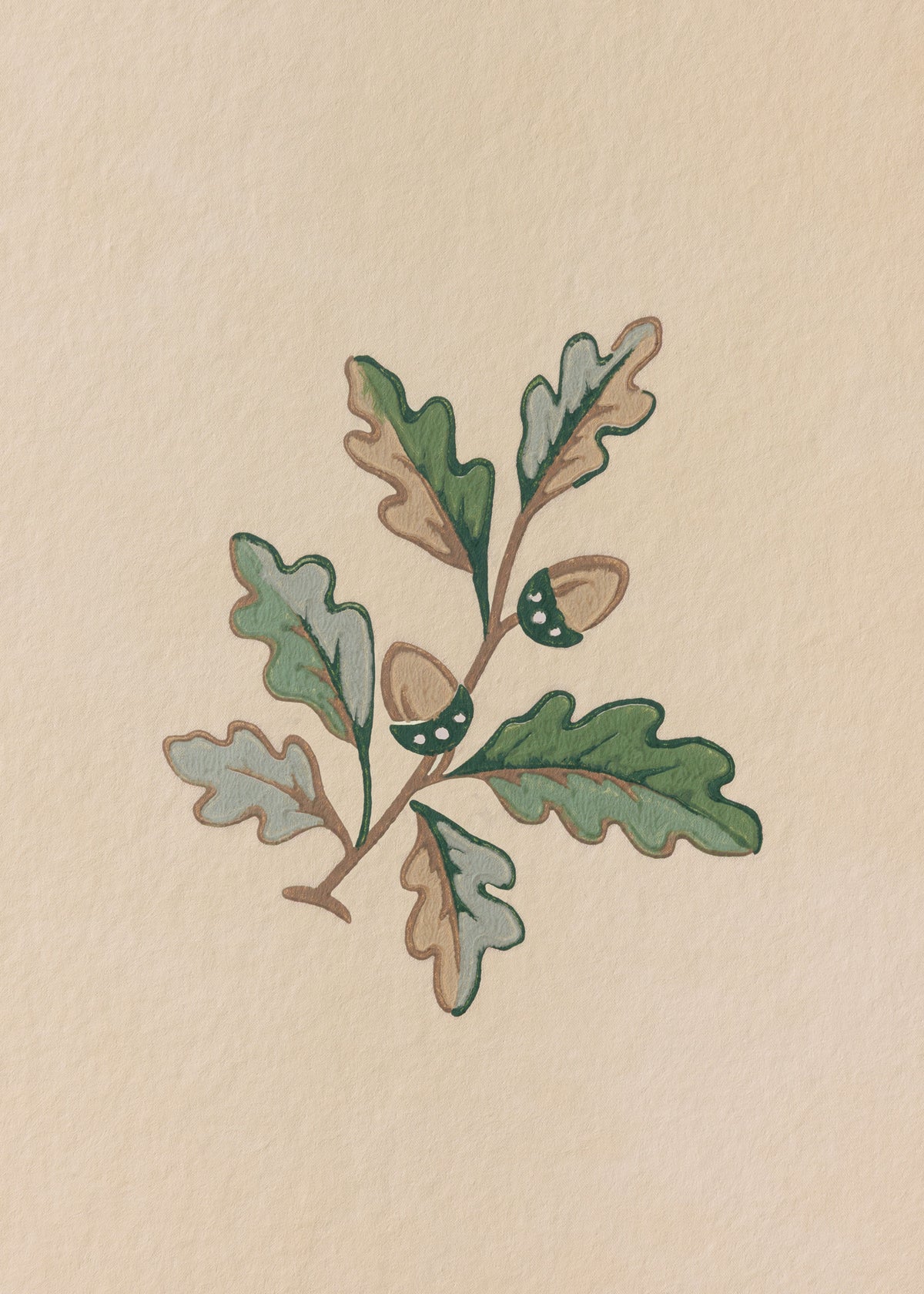 Oak Leaf Wallpaper ~ Spring