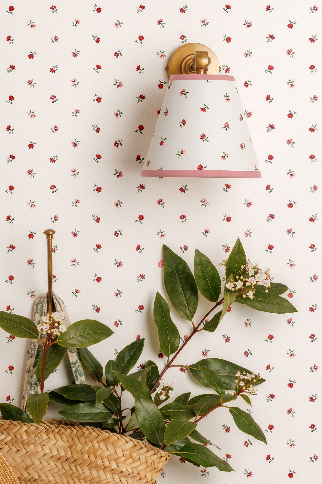 Petites Fleurs Mini Lampshade ~ Berry