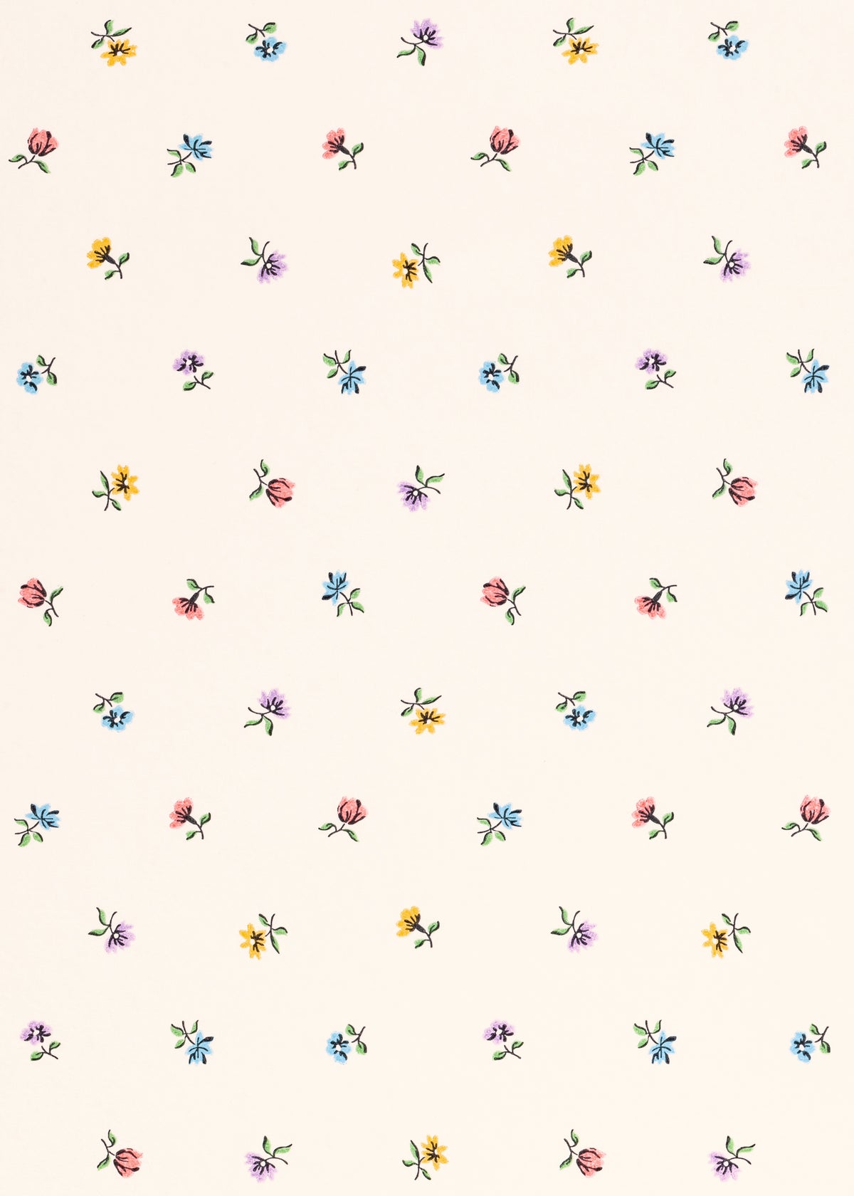 Petites Fleurs Wallpaper ~ Bonbon