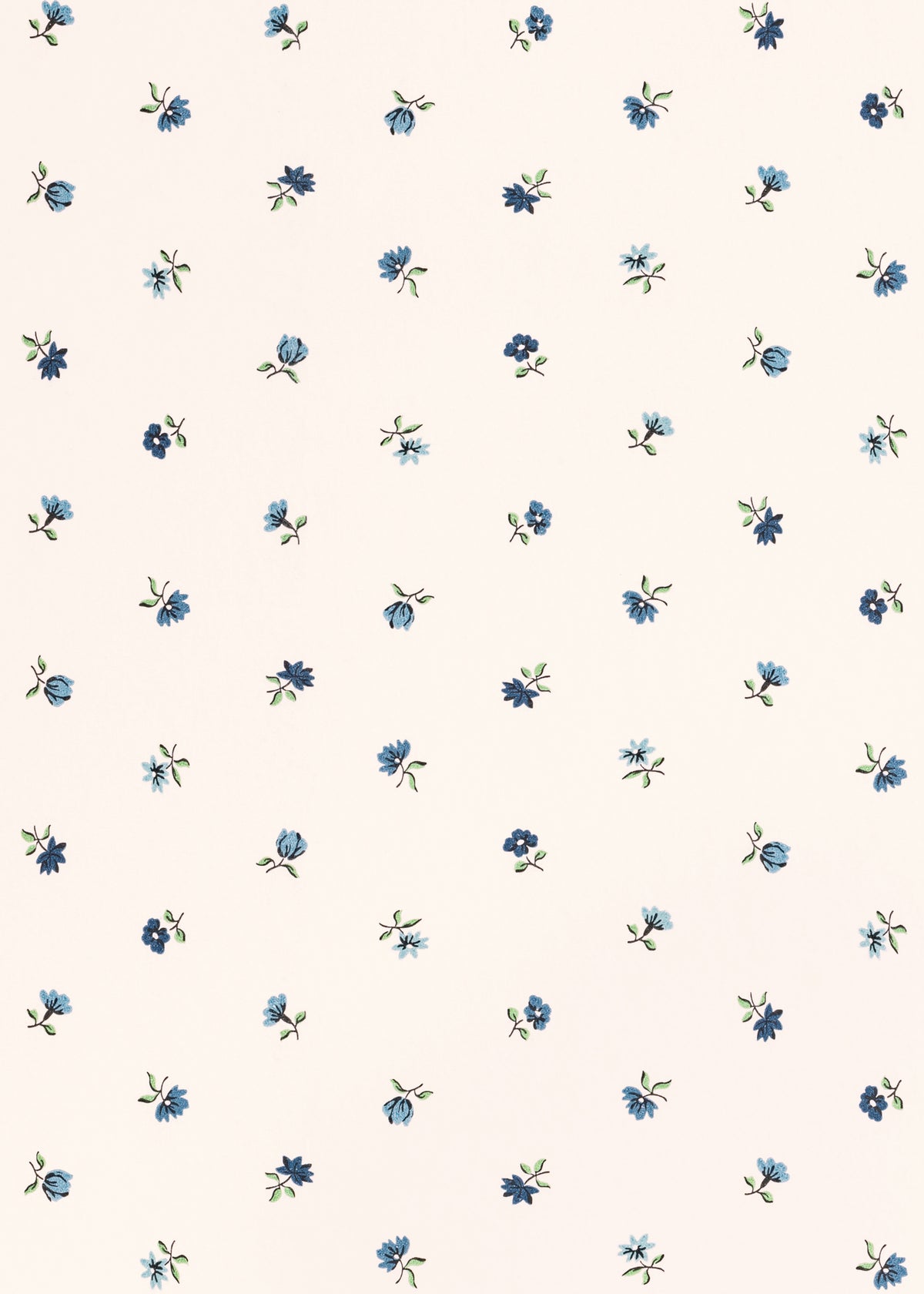 Petites Fleurs Wallpaper ~ Delft