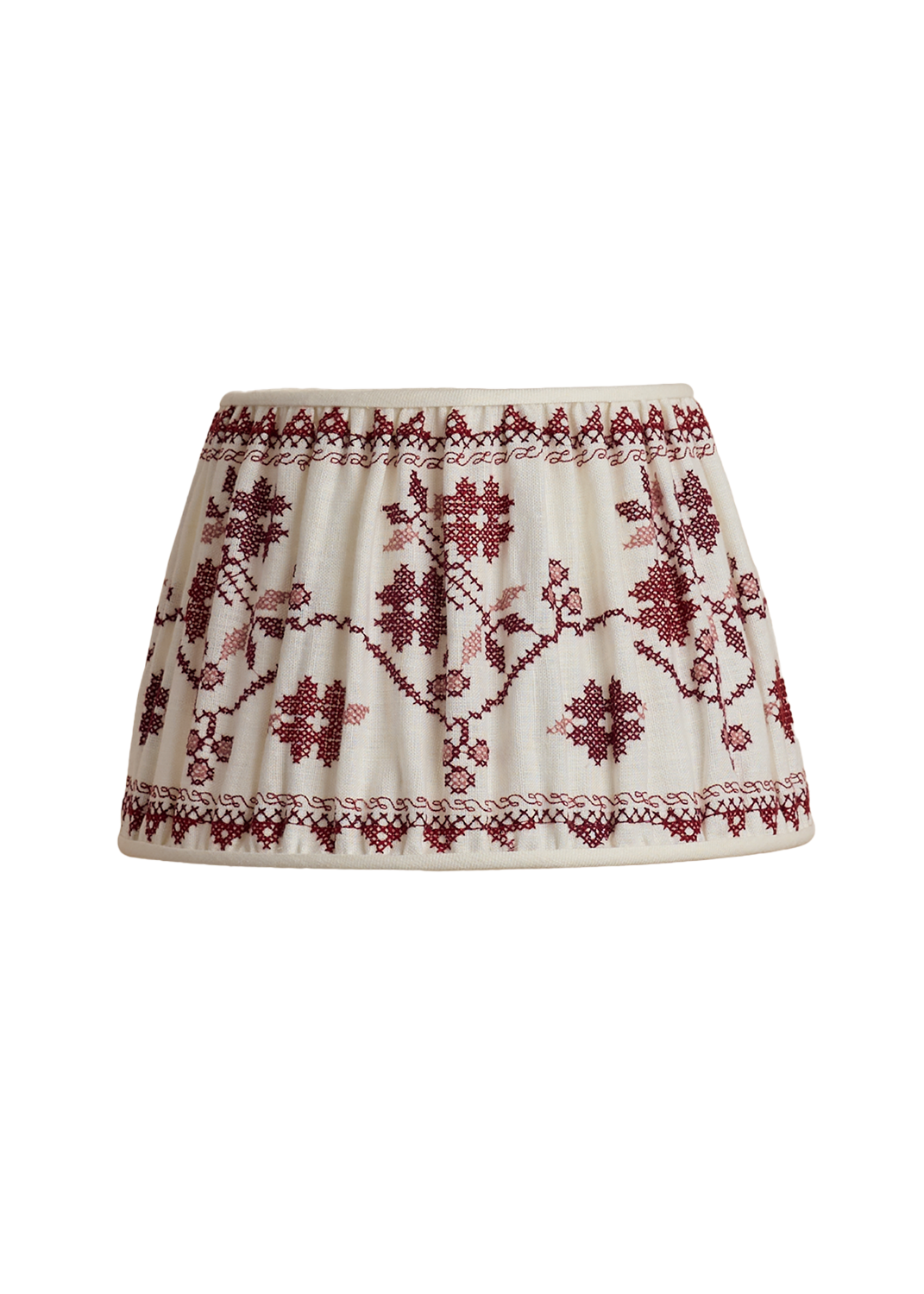 Natalia Gathered Lampshade ~ Poppy