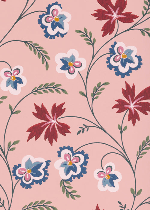 Apolline Wallpaper ~ Rose