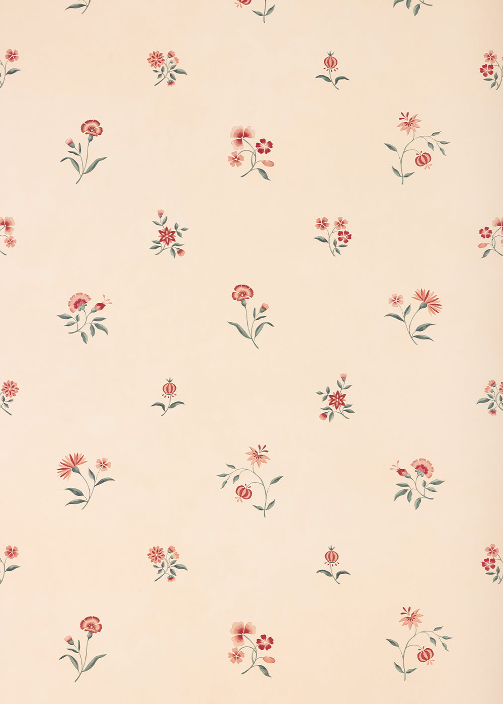 Mirabel Sprig Wallpaper ~ Rose