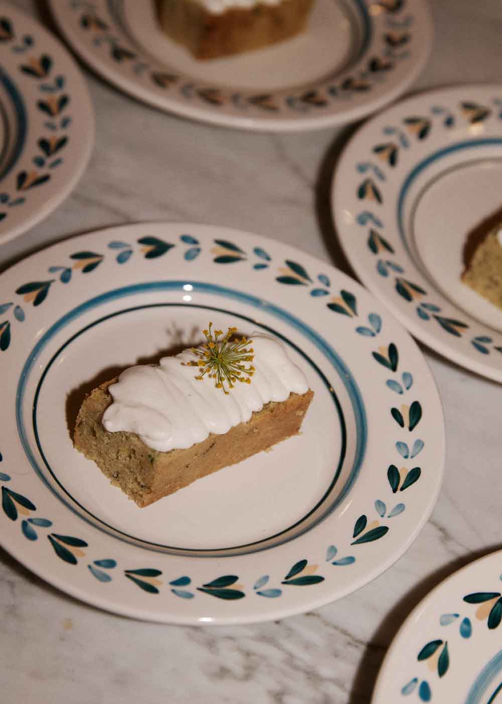 Ottoline Azure Small Plate, Set of 4