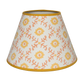 Folk Flower Lampshade ~ Yellow / Terracotta