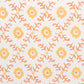 Folk Flower Wallpaper ~ Yellow / Terracotta